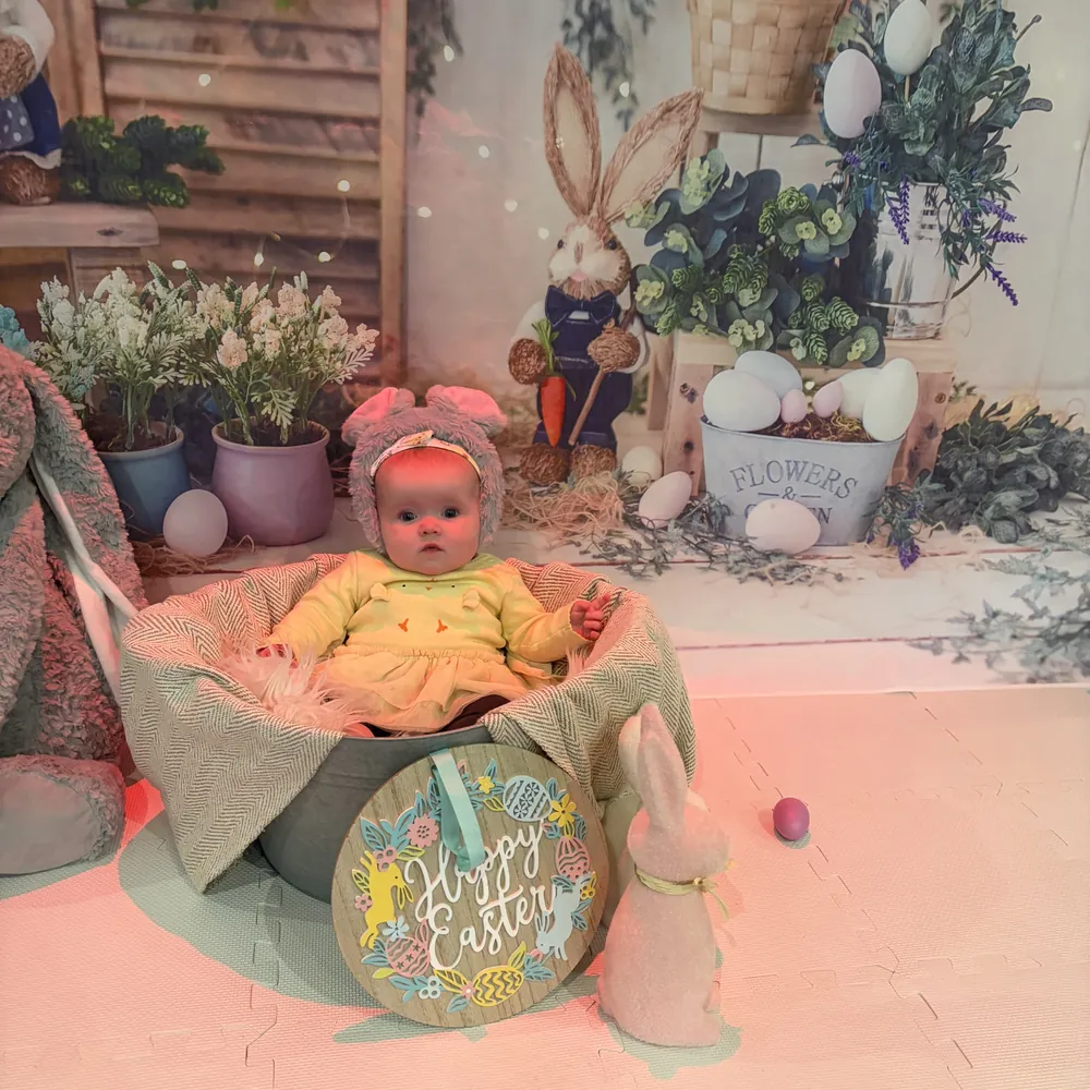 A customer keepsake photo