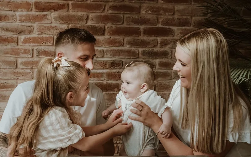 Heather with her family